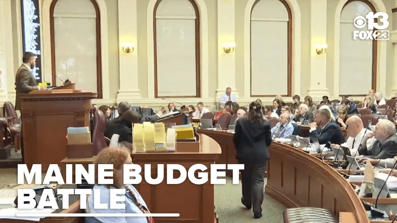 Maine lawmakers clash on state budget as legislative session nears end