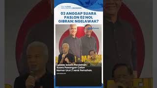 Kubu 03 Anggap Suara 02 Nol atau Tak Dihitung, Gibran Bingung: Mungkin Pak Ganjar Ngelawak Kubu 03 Anggap Suara 02 Nol atau Tak Dihitung, Gibran Bingung: Mungkin Pak Ganjar Ngelawak
