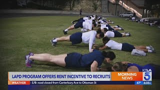 LAPD program offers rent incentive to recruits