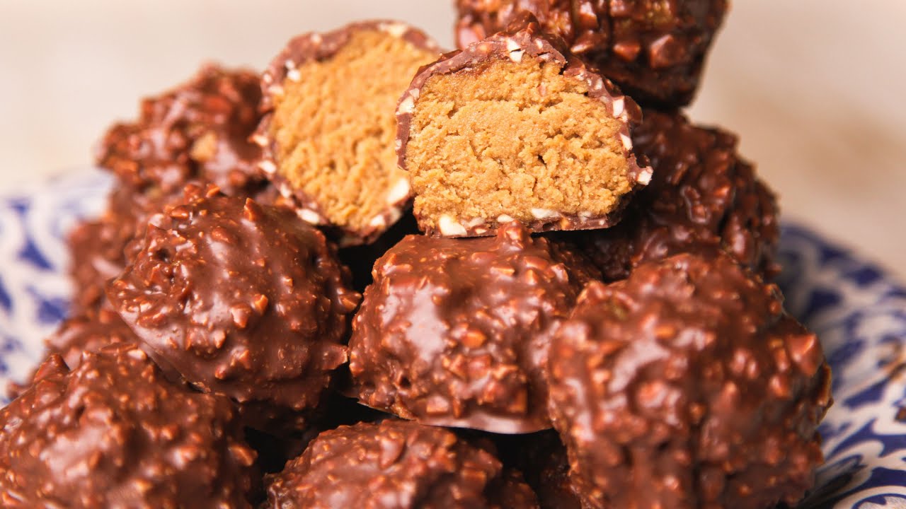 Секретный рецепт вкуснейших домашних шоколадных трюфелей в стиле Ферреро.