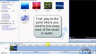 Windows XP Movie Maker - Add Music or voice over to your movie screenshot 2