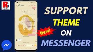 How to Activate Support Theme on Facebook Messenger (New) screenshot 3