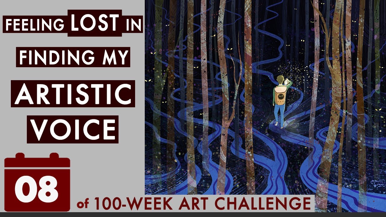 Feeling Lost in Finding My Artistic Voice - Illustration (100-Week Art Challenge #8)