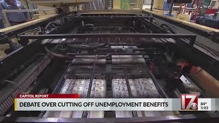 Debate over cutting off unemployment benefits