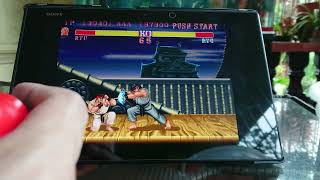 Street Fighter 2 Dualshock 4 in Xperia Z2 Tablet