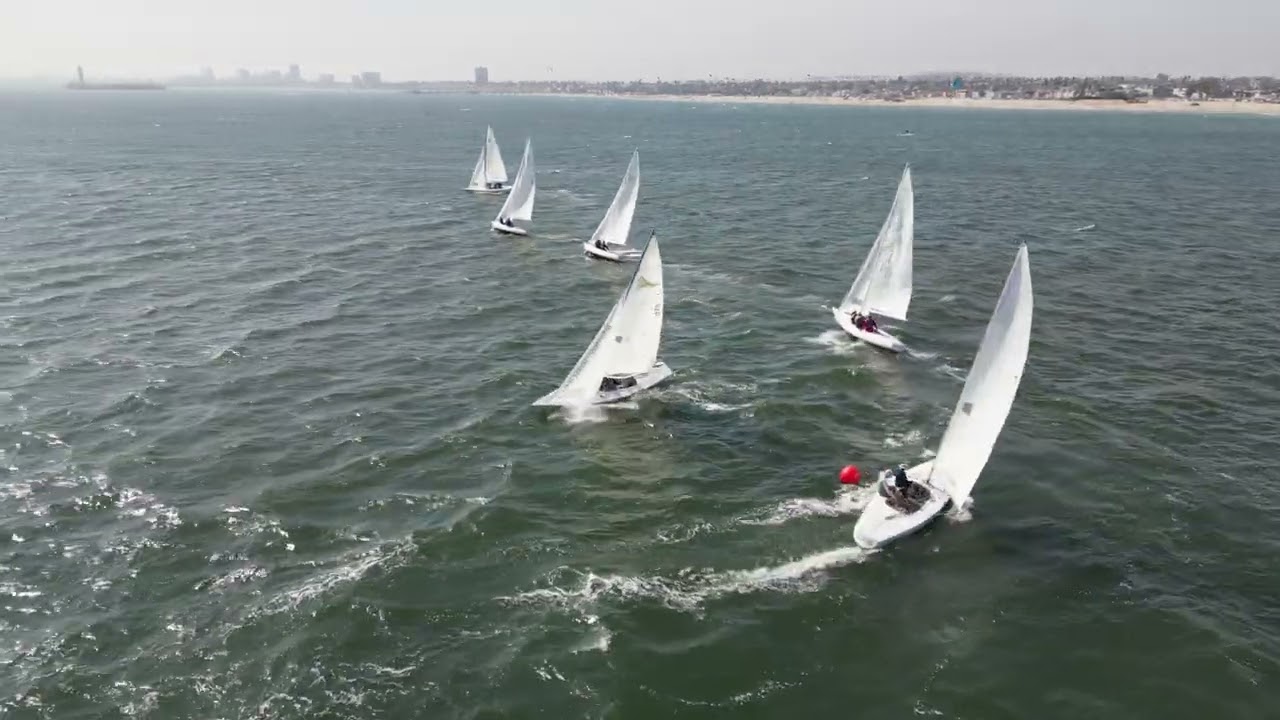2023 Saturday Soling Regatta 4   Race 6 leeward mark