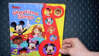 Disney Junior Playtime Songs Sound Book Play-A-Sound Books