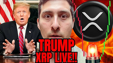 XRP TRUMP LIVE NOW🔴 XRP NEWS