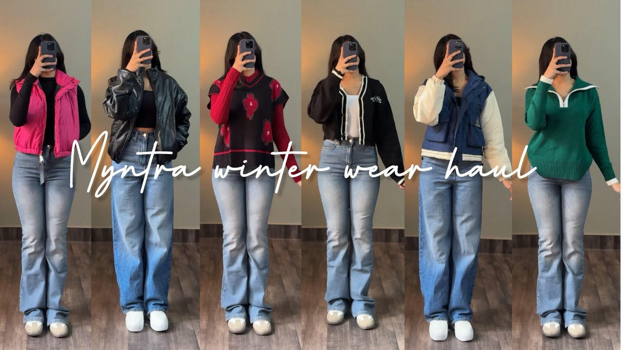 *HUGE* * MYNTRA WINTERWEAR HAUL*😍|| SWEATSHIRT, HOODIES, JACKETS ||TRENDY & AFFORDABLE FINDS💕