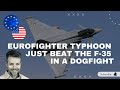 Eurofighter Typhoon Beats F-35 in Dogfight Over Germany!