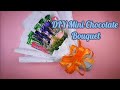 Cara membuat Mini Bouquet Coklat dengan kertas Pembalut |Mini chocolate bouquet with wrapping paper