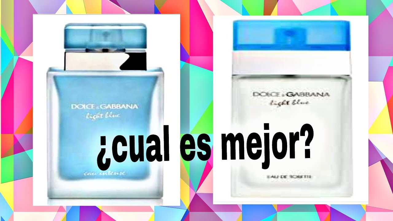 Ligth blue vs Light blue intense cual es mejor para mi😉 YouTube