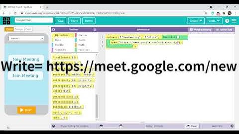 Google Meet || App Lab ||Code.org
