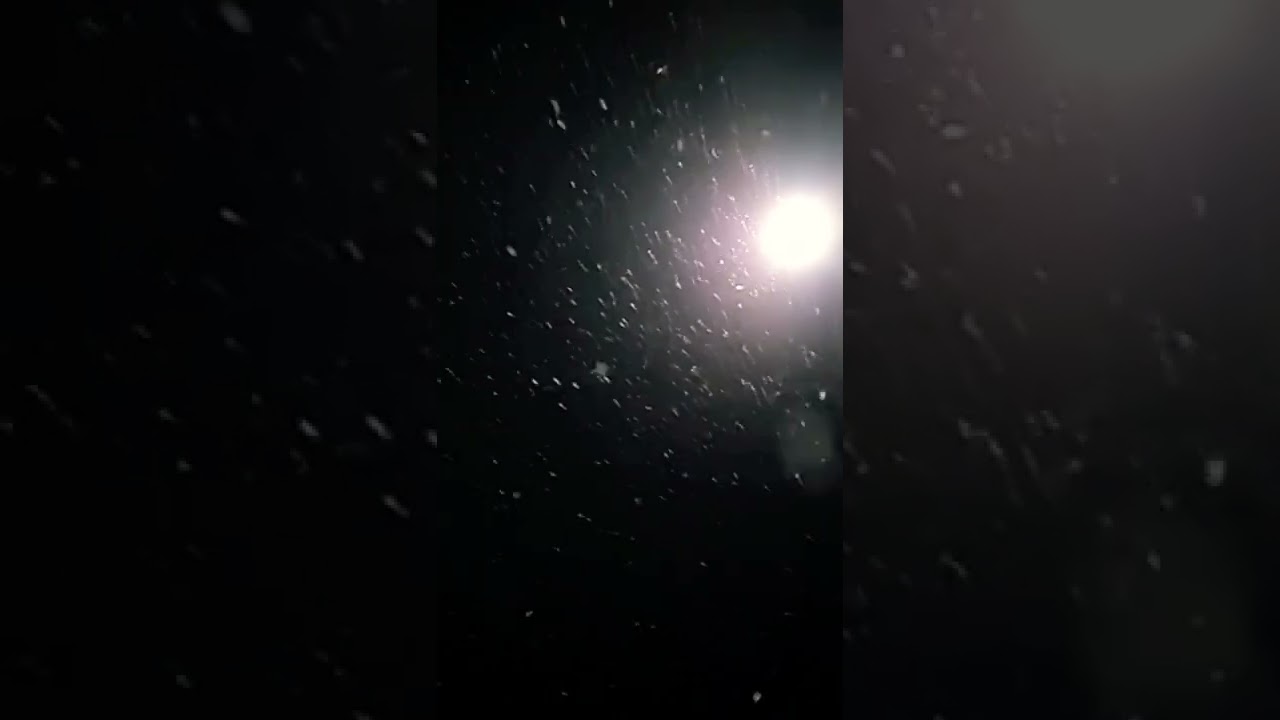Most satisfying Rain🌧 Slow Motion with full Moon🌙 