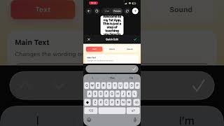 How to use a quick edit on Sekai￼ screenshot 3