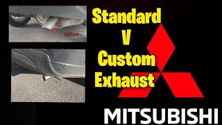 Mitsubishi Outlander phev exhaust replacement Custom or OEM