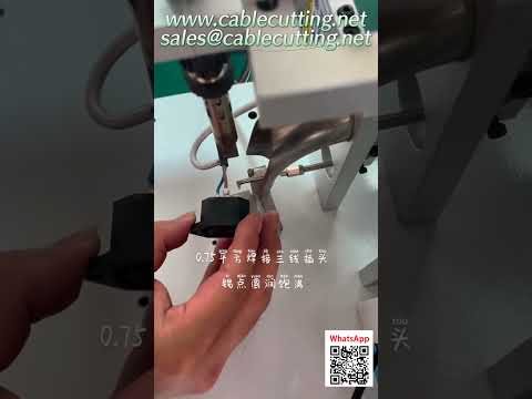 Automatic Wire Cutting and Stripping Machine for Industrial Packaging