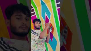 Maskin teyip ceiling design bedroom wall painting #….more