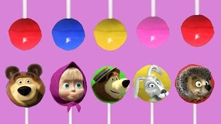 Masha And The Bear Lollipop Finger Family