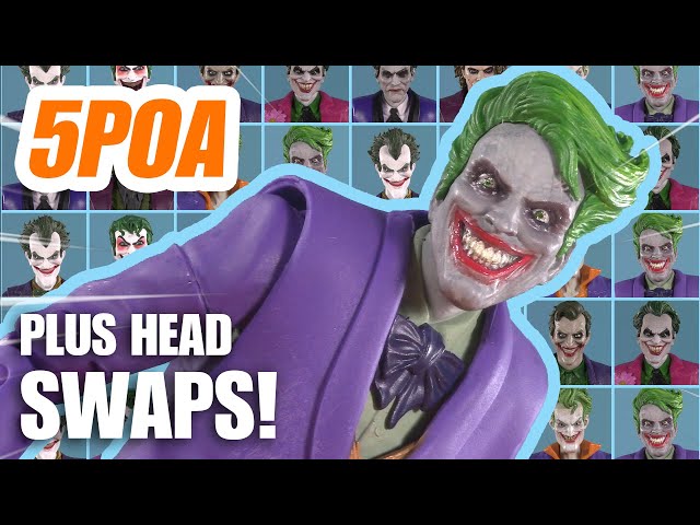 JOKER HEAD SWAPS! McFarlane Toys Gold Label Batman Deadly Duo