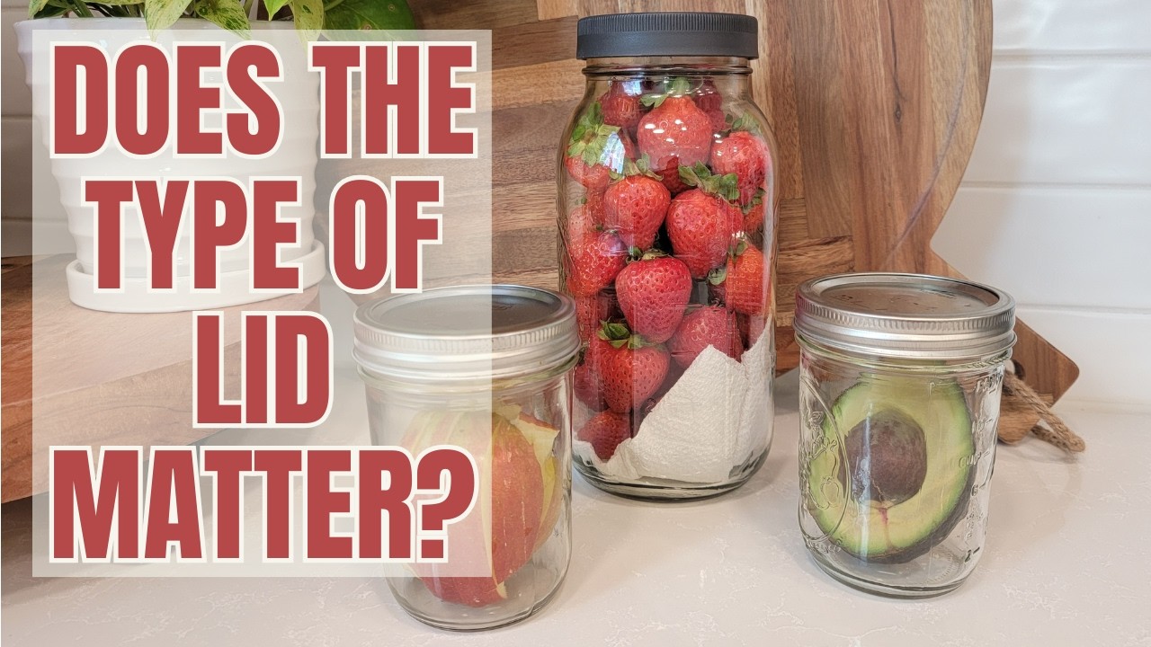 Glass Jar Food Storage - What Type of Lid is BEST?