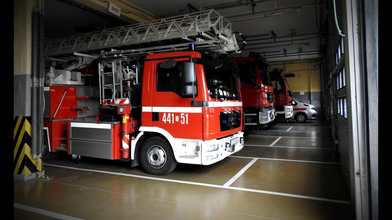 [OD ŚRODKA] Wyjazd Alarmowy Plutonu Gaśniczego 441[T]21, 25 & 51 z JRG Opatów