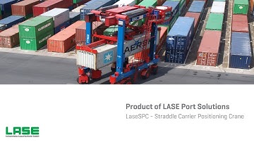 LaseSPC - Straddle Carrier Positioning Crane