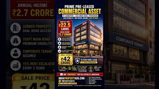 Earn ₹22.5L/Month! Prime Pre-Leased Commercial Building For Sale Sainikpuri, #commercialproperty