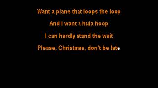 Kacey Musgraves -  Christmas Don't Be Late - clay wood karaoke