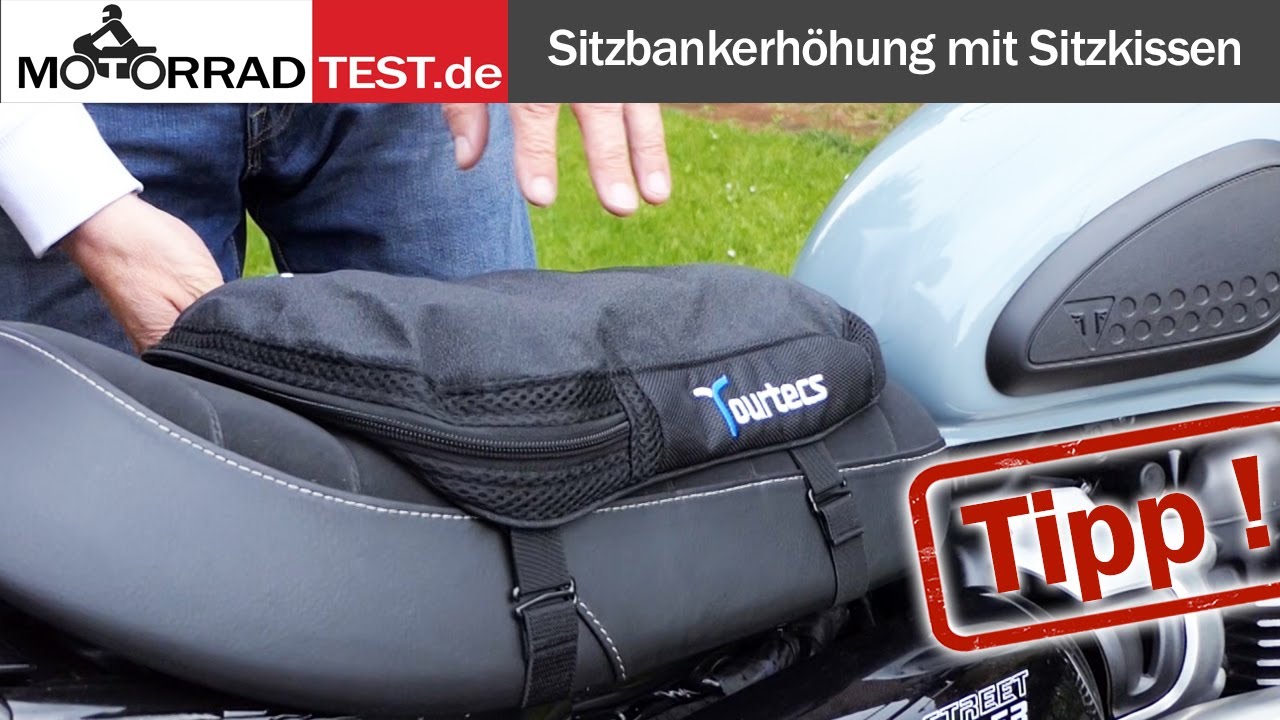 Motorrad Sitzbankerhöhung  Tipp: Sitzkissen - keine Werbung! 