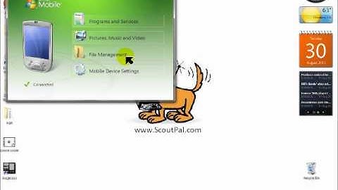 Using Microsoft Mobile Device Center
