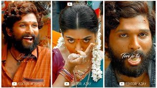 Srivalli Full Video Status(Telugu) | Pushpa Songs | Allu Arjun, Rashmika | DSP | Sid Sriram |Sukumar