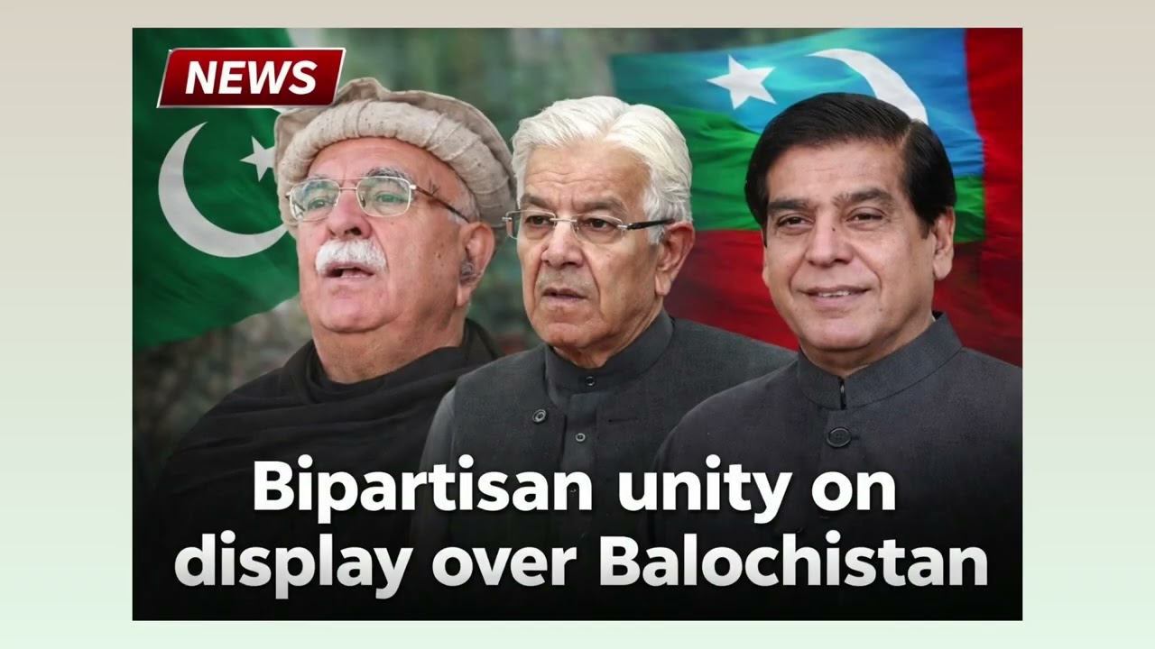 Bipartisan unity ondisplay over Balochistan