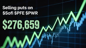 Selling Puts on SOFI, PFE, and PWR! - The Road To One Million Trading The Options Wheel - Ep 10