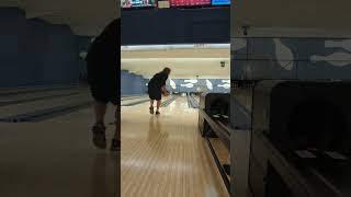 2 month beginner 2handed bowing practice #3 #bowling #strike #sports #skills