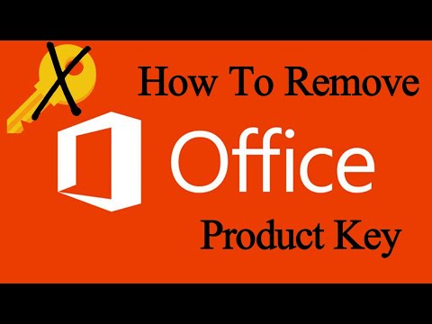 Remove Existing Office Product key in Office 2019 | Uninstall Microsoft Office Product Key