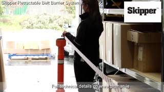 Skipper Retractable Belt Barrier System