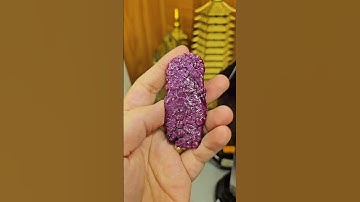 Tác phẩm Quán Thế Âm Bồ Tát top đầu VN trên nền đá Ruby đỏ huyết tự nhiên #đáquý #ruby