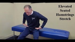 Elevated Seated Hamstrings Stretch