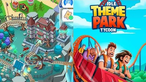 Idle Theme Park Tycoon - Recreation Game - Infinite Money Gameplay part  1