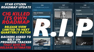 Star Citizen Studio KILLED its own roadmap - Completely useless now - Here is WHY