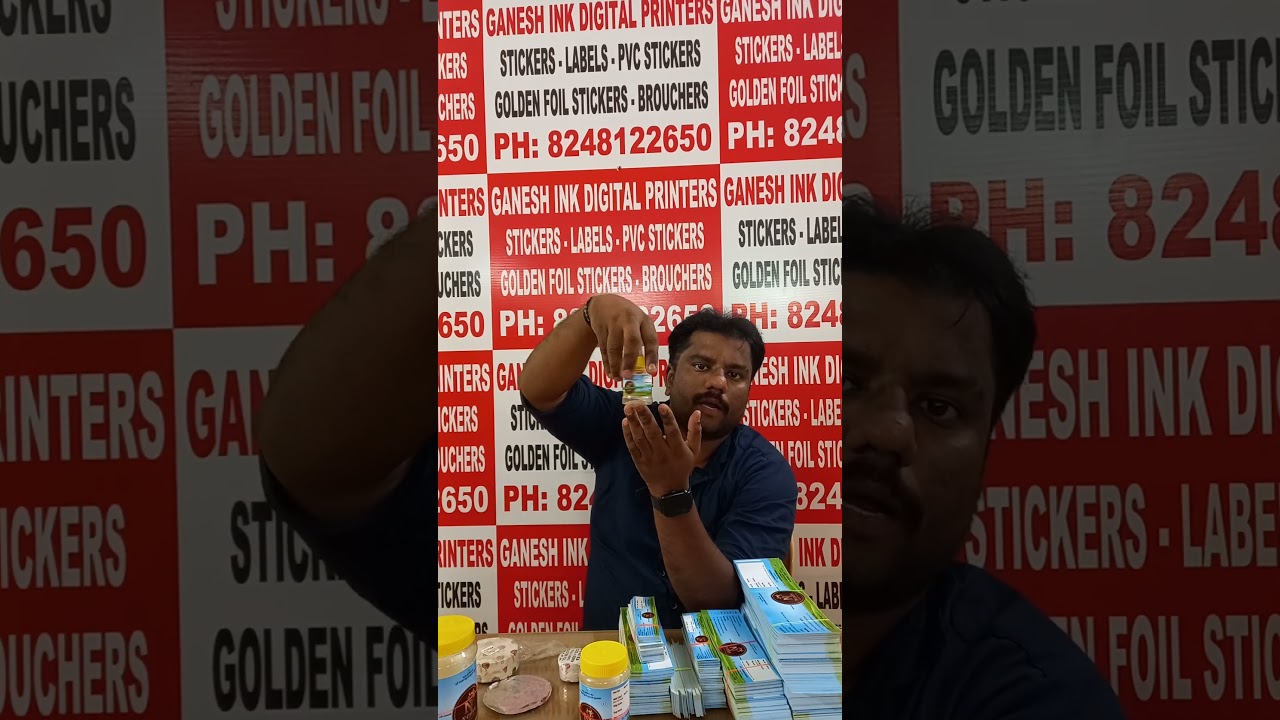 ghee bottle sticker venuma | call 8248122650 