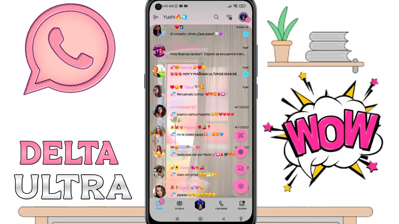 🌹✓WhatsApp DELTA ULTRA para Android 💟 Nuevas Funciones | Yushi