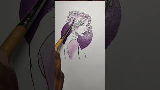 Girl drawing tutorial, curly hair drawing #drawing #art #shorts #girl Girl drawing tutorial, curly hair drawing #drawing #art #shorts #girl