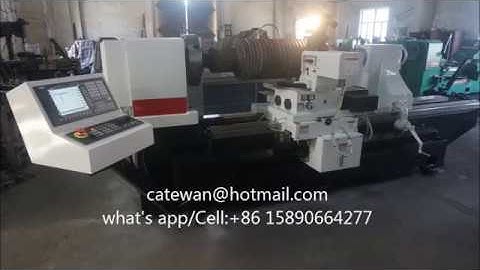 CNC roller notching and marking lathe machine