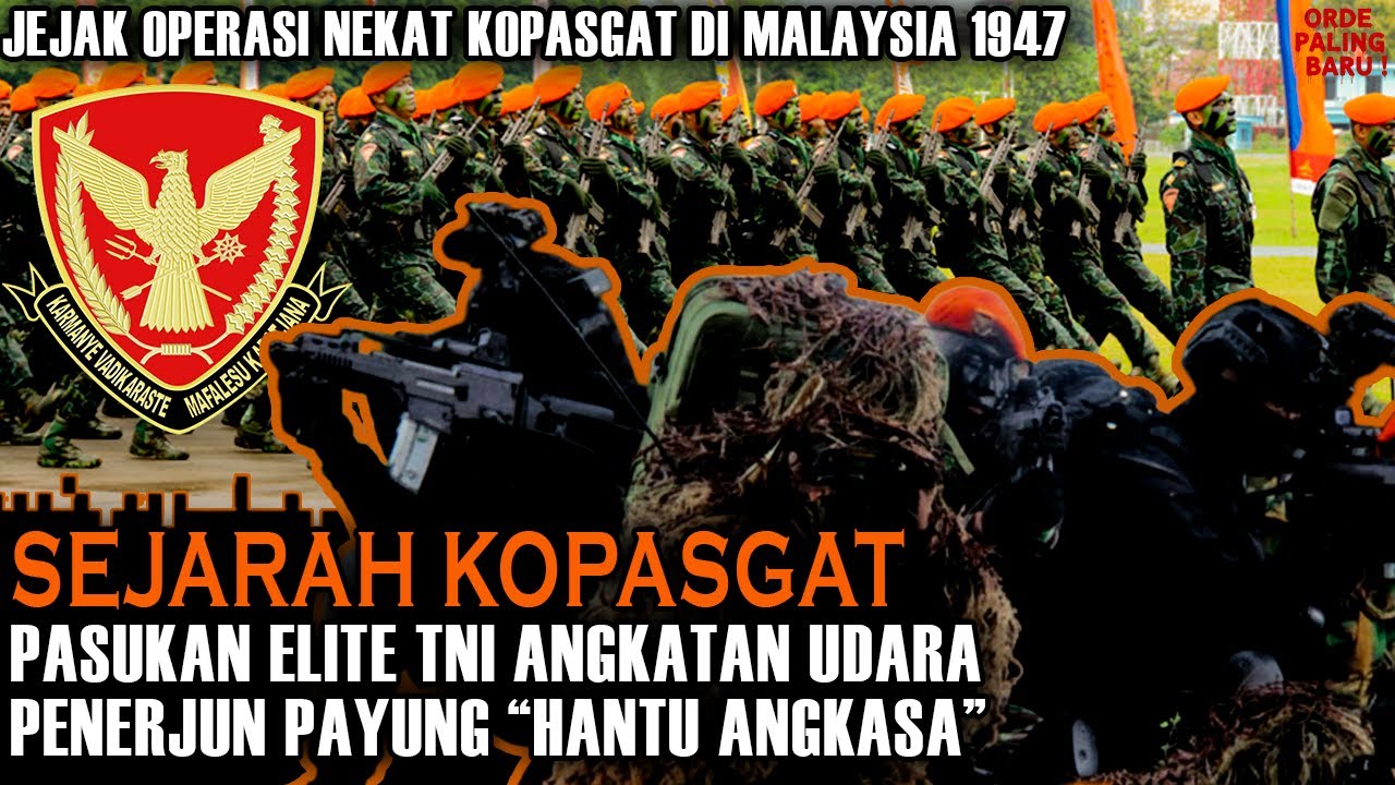 KOPASGAT❗ Mengenal Baret Jingga SATBRAVO 90 yang Jarang Diketahui dan Sejaarah Lengkap Kopasgat