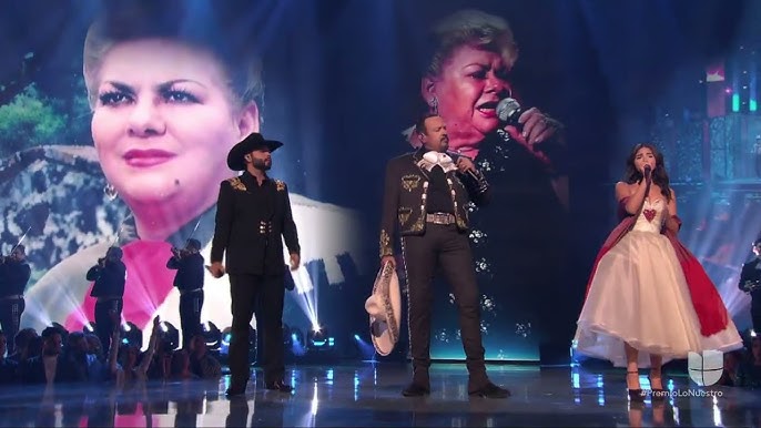 homenaje a paquita la del barrio pepe y angela aguilar - premios lo nuestro