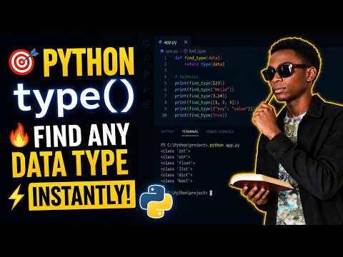 🐍 Discover Any Variable's Data Type in Python! 🔥