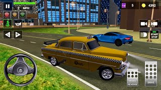 Vintage Taxi Simulator #17 City Taxi Drive School Driving Academy 3d ios Android Gameplay screenshot 2