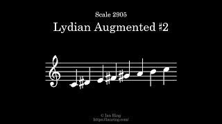 Scale 2905: Lydian Augmented Sharp 2